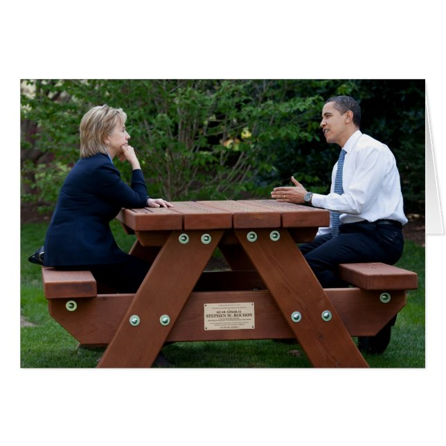 President Barack Obama & Hillary Clinton (Voorkant Horizontaal)