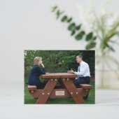 President Barack Obama & Hillary Clinton Briefkaart (Staand voorkant)
