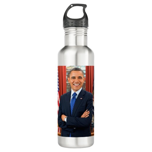 President Barack Obama in the Oval Office Waterfles (Voorkant)