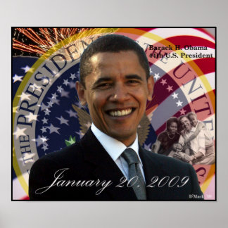 President Barack Obama Inaugurale Poster