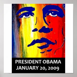 PRESIDENT BARACK OBAMA-INAUGURATIE POSTER