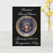 President Barack Obama inauguratiedag Kaart (Gele Bloem)