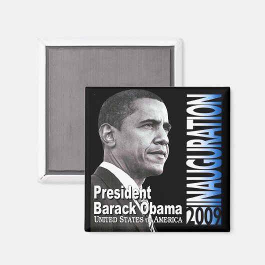 President Barack Obama Inauguration 2009 Magnet (Voorkant / Achterkant)