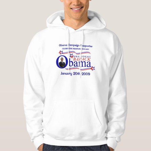 President Barack Obama Inauguration Day Hoodie (Voorkant)