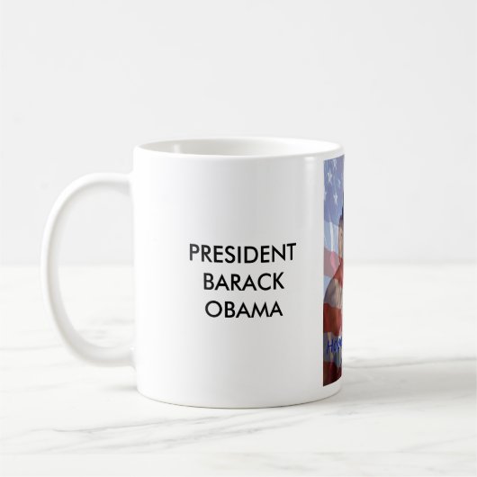 PRESIDENT BARACK OBAMA, JESWE KAN! KOFFIEMOK (Links)