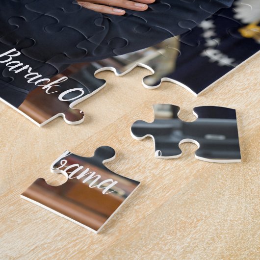 President Barack Obama Jigsaw Puzzle Legpuzzel (Zijkant)