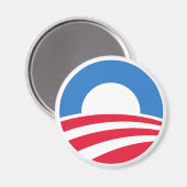 President Barack Obama Logo magneet (Voorkant / Achterkant)