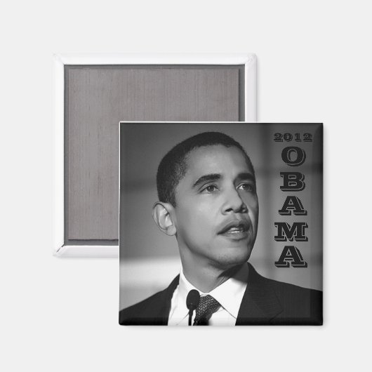 PRESIDENT BARACK OBAMA MAGNEET (Voorkant / Achterkant)