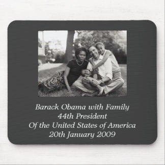 President Barack Obama met familie Muismat