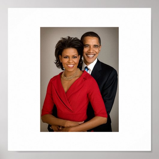 PRESIDENT BARACK OBAMA & MICHELLE OBAMA POSTER (Voorkant)