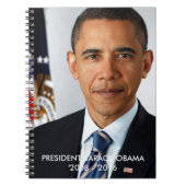 PRESIDENT BARACK OBAMA NOTEBOOK NOTITIEBOEK (Voorkant)