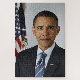 President Barack Obama - Officieel portret van de Legpuzzel