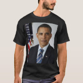 President Barack Obama - Officieel portret van de  T-shirt (Voorkant)
