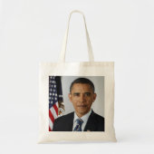 President Barack Obama - Officieel portret van de  Tote Bag (Voorkant)