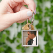 President Barack Obama ontmoet president Sleutelhanger (Hand)
