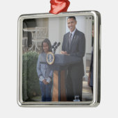 President Barack Obama pardon Metalen Ornament (Links)