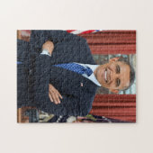 President Barack Obama Portret Legpuzzel (Horizontaal)