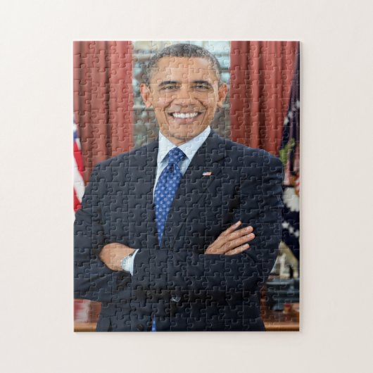 President Barack Obama Portret Legpuzzel (Verticaal)