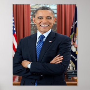 President Barack Obama Portret Poster