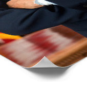  President Barack Obama Portret Poster (Hoek)