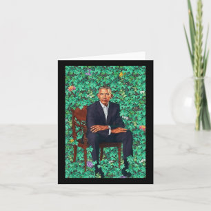 President Barack Obama Portret Shirt Kaart