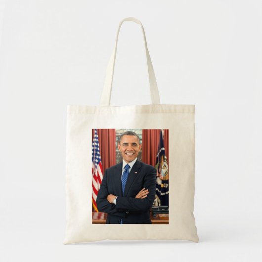 President Barack Obama Portret Tote Bag (Voorkant)