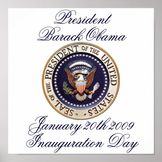 President Barack Obama Poster (Voorkant)