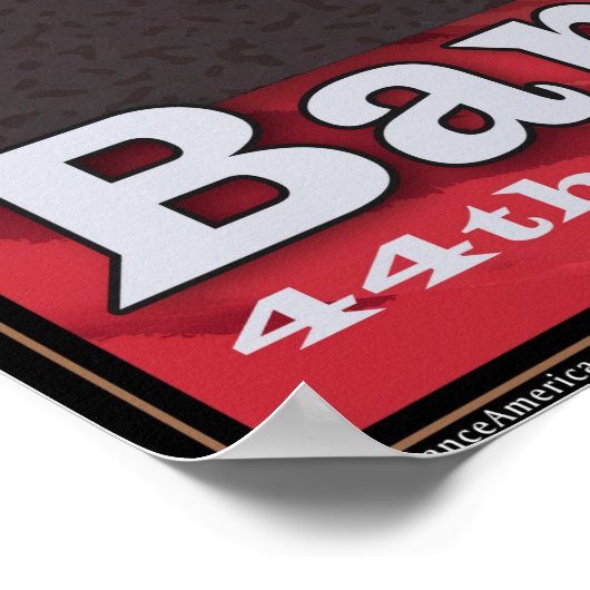 President Barack Obama Poster (Hoek)