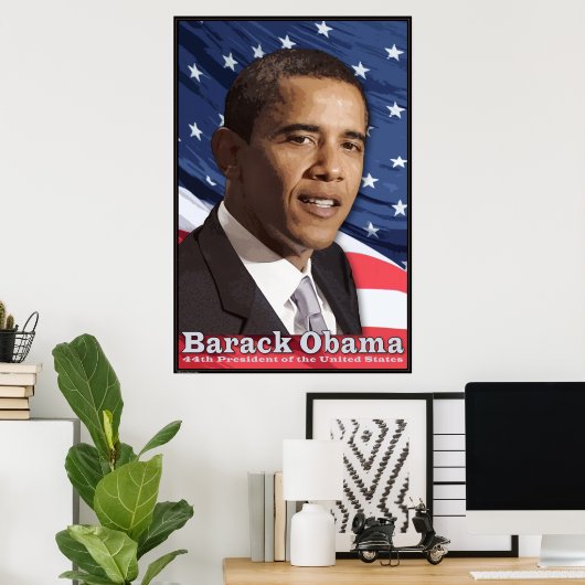 President Barack Obama Poster (Thuiskantoor)