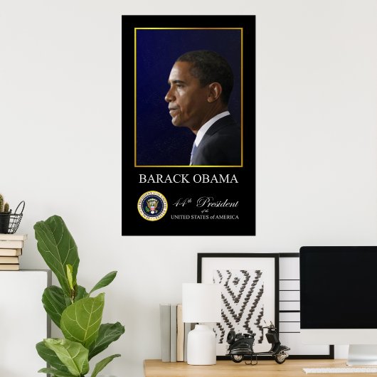 President Barack Obama - Poster (Thuiskantoor)