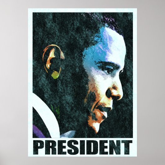 President Barack Obama  Poster (Voorkant)