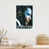 President Barack Obama  Poster (Keuken)