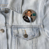 President Barack Obama Ronde Button 5,7 Cm (In situ)