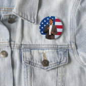 President Barack Obama Ronde Button 5,7 Cm (In situ)