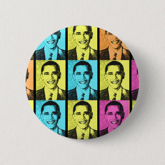 PRESIDENT BARACK OBAMA . RONDE BUTTON 5,7 CM