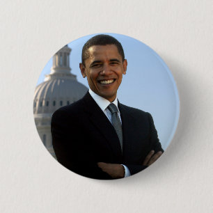 President Barack Obama Ronde Button 5,7 Cm