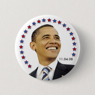 President Barack Obama Ronde Button 5,7 Cm