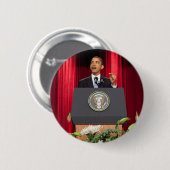 President Barack Obama Ronde Button 5,7 Cm (Voorkant /achterkant)