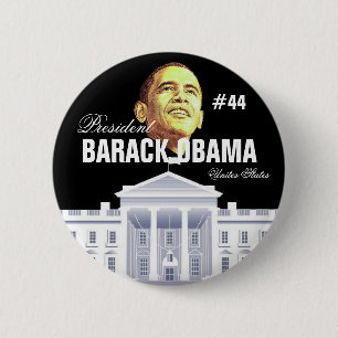 President Barack Obama Ronde Button 5,7 Cm