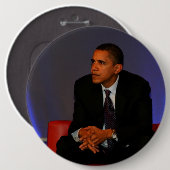 President Barack Obama Ronde Button 6,0 Cm (Voorkant /achterkant)