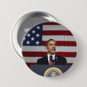 President Barack Obama Ronde Button 7,6 Cm (Voorkant /achterkant)