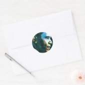 President Barack Obama Ronde Sticker (Envelop)