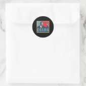 President Barack Obama Ronde Sticker (Tas)