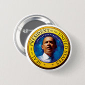 President Barack Obama Seal Button (Voorkant /achterkant)