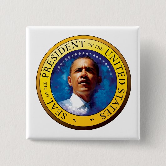 President Barack Obama Seal Button (Voorkant)