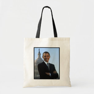 President Barack Obama Senator Portret Schoudertas Tote Bag