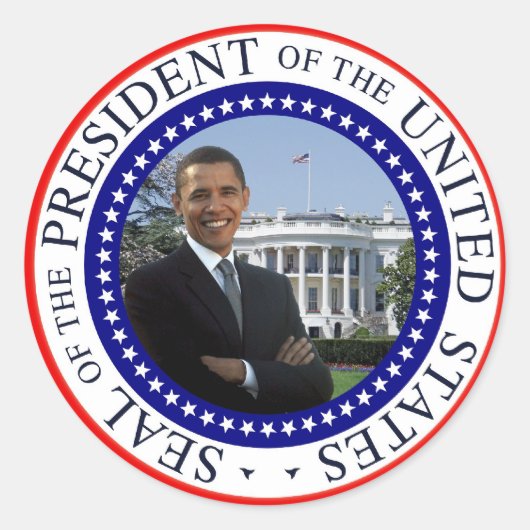 President Barack Obama - Stickers (Voorkant)