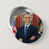 President Barack Obama Support Button (Voorkant /achterkant)