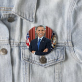 President Barack Obama Support Button (In situ)