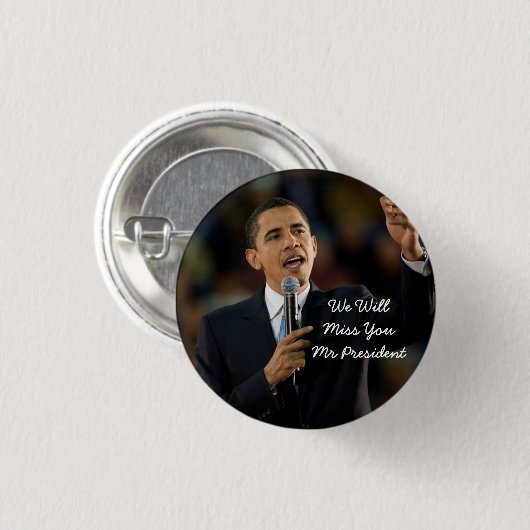 President Barack Obama Support Button (Voorkant /achterkant)